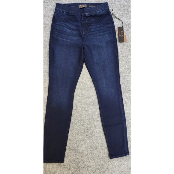 7 for All Mankind Jeans Womens 4 Blue Jen 7 Classic Midnight Comfort Skinny - Picture 1 of 14